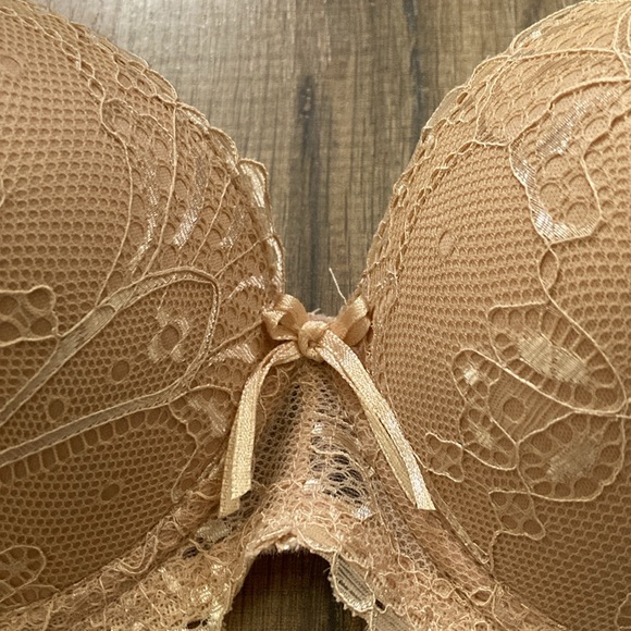 Rene Rofe‎ Bra 36C Extreme Push Up Nude Lace - Picture 6 of 6
